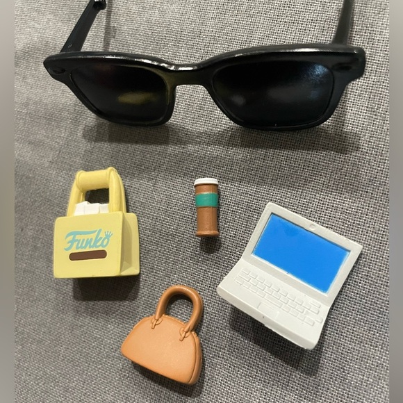 Funko POP Sticker Sheet and Accessories, Sunglasses, Laptop, Coffee, Bags - Picture 2 of 6